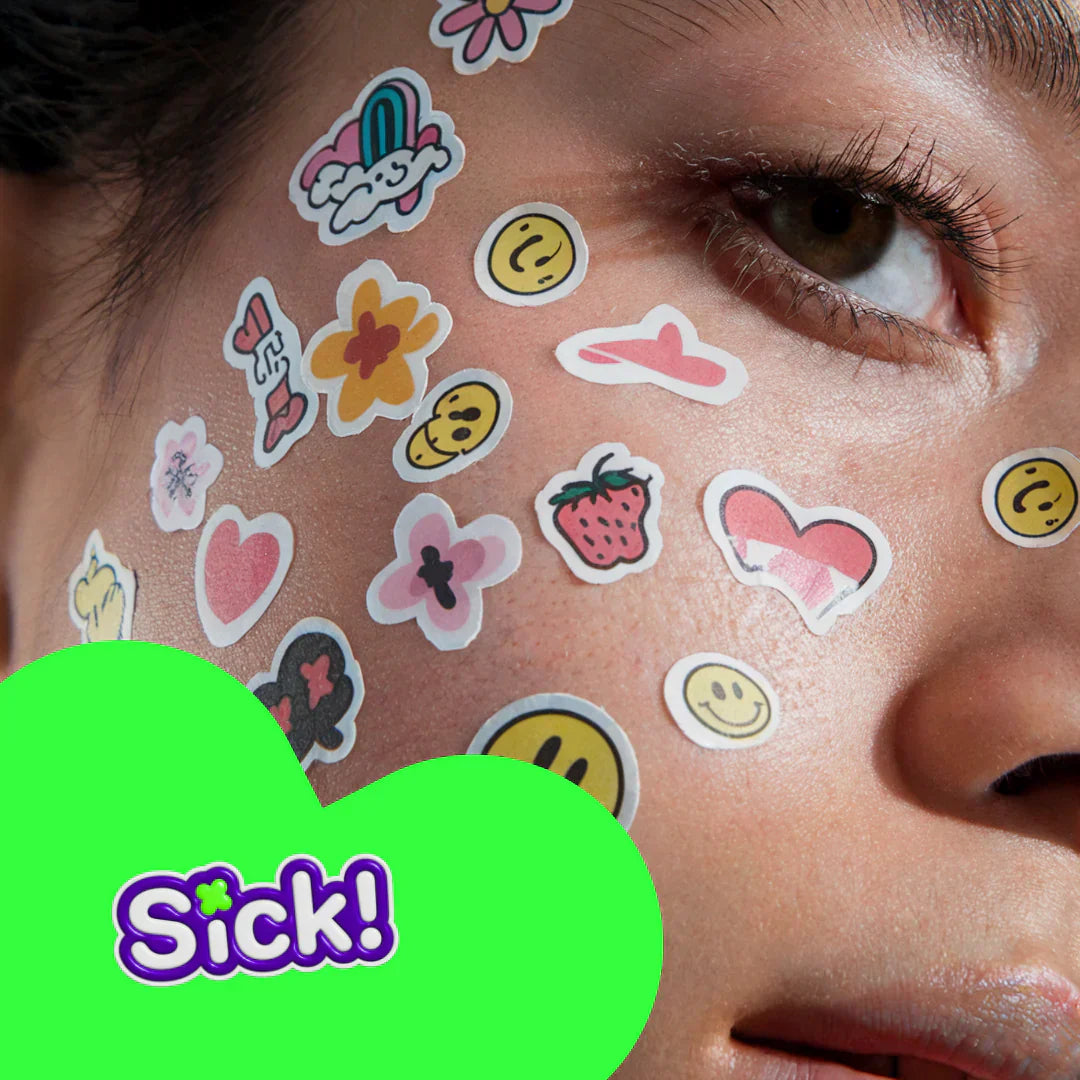 assumer sa peau avec des patchs anti acné colorés