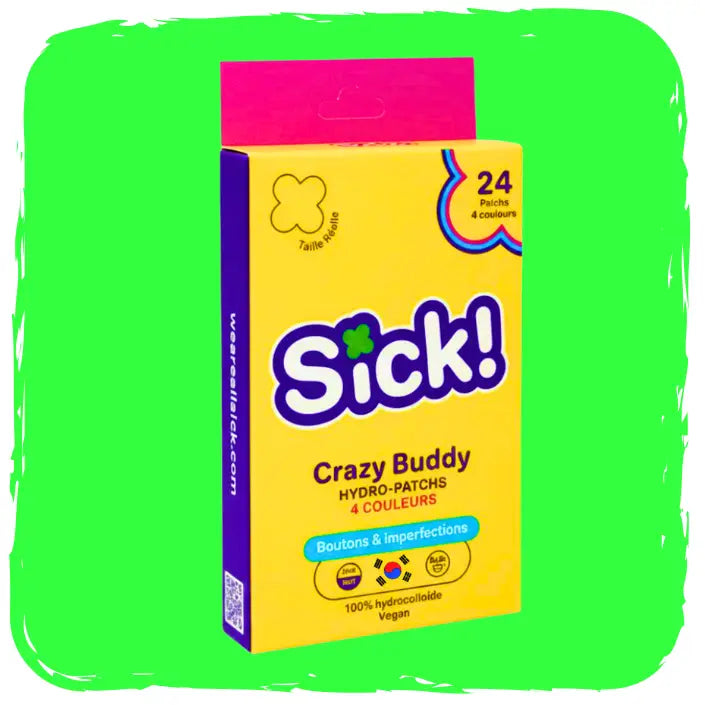 24 patchs anti boutons colorés Sick patch 