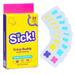 32 Patchs anti boutons Sick! 4 couleurs