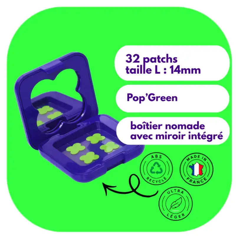 Box Green 32 patchs