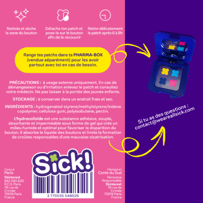Conditions d'utilisations pour le patch bouton Crazy Buddy