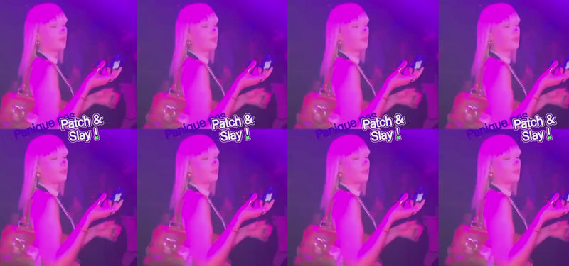 Video montrant l'utilisation des patchs anti boutons Sick Patch en soirée