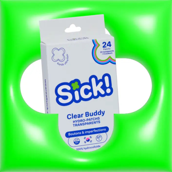 24 patchs trnasparents anti bouton Sick! Clear buddy 